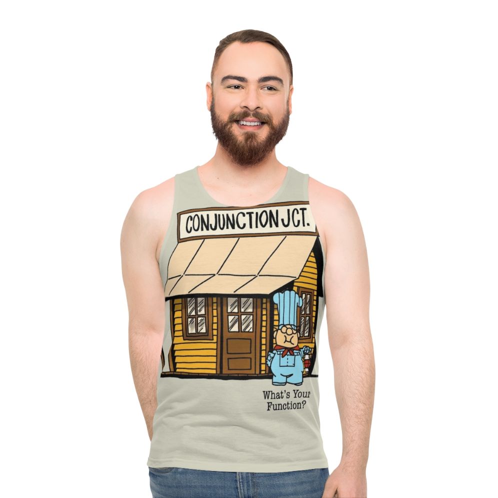 Conjunction Junction Unisex Tank Top