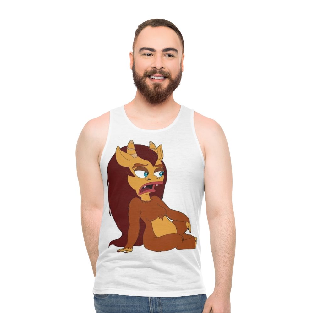 Big Mouth Connie The Hormone Monster Unisex Tank Top