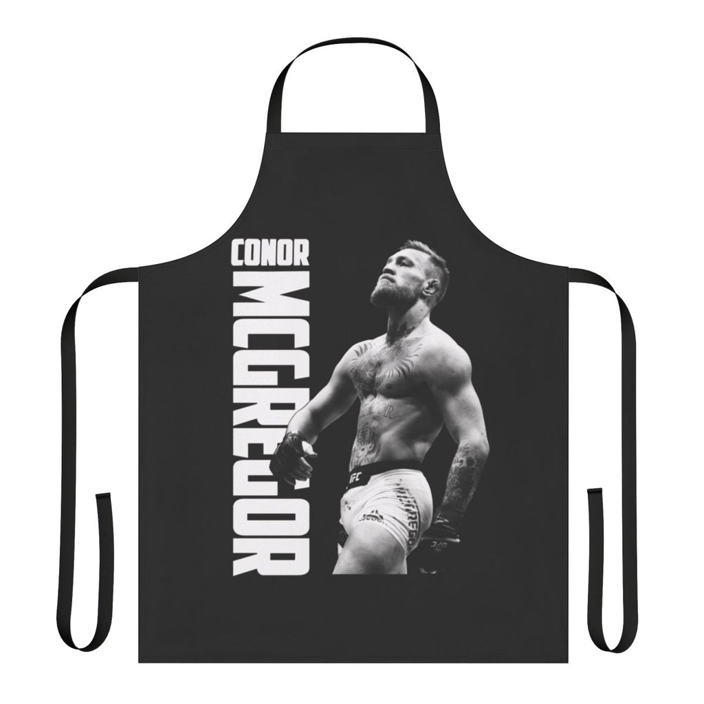 Conor McGregor inspired apron with "The Walk" design, perfect for MMA and UFC fans