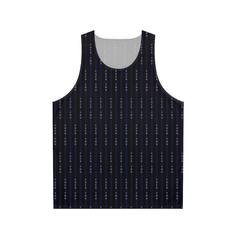 Conor McGregor Suit F*ck You Unisex Tank Top