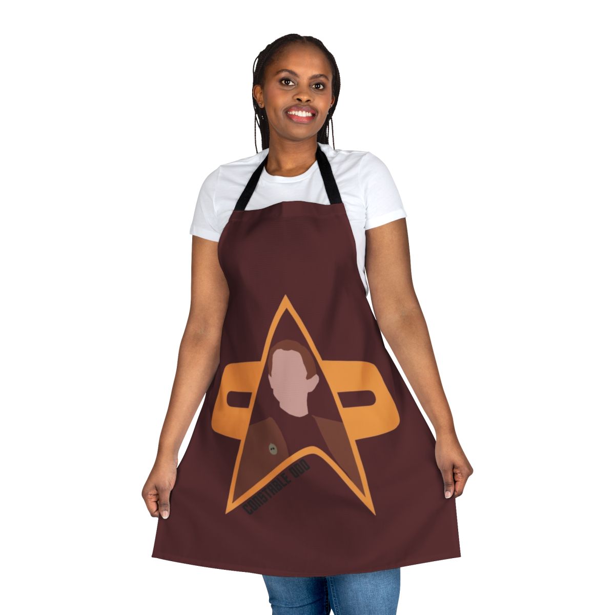 Constable Odo from Star Trek Deep Space Nine themed apron
