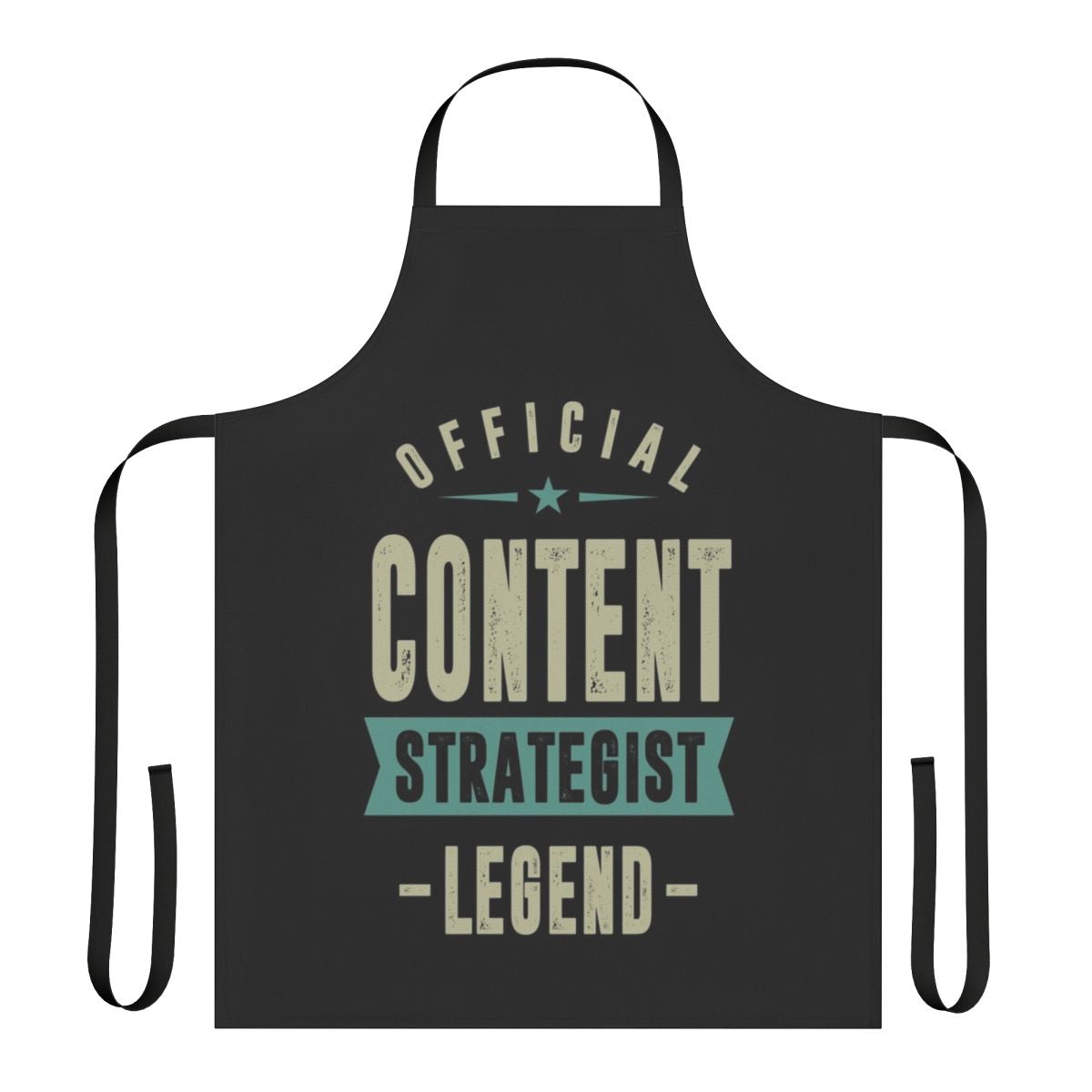 Content Strategist Inspired Apron with Typography Design