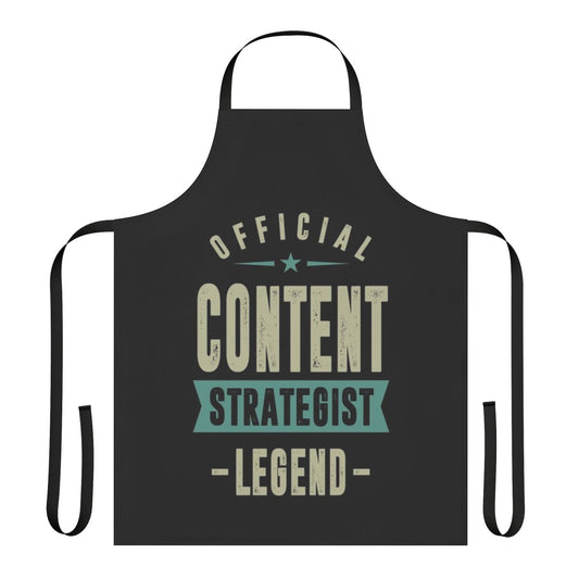 Content Strategist Inspired Apron with Typography Design