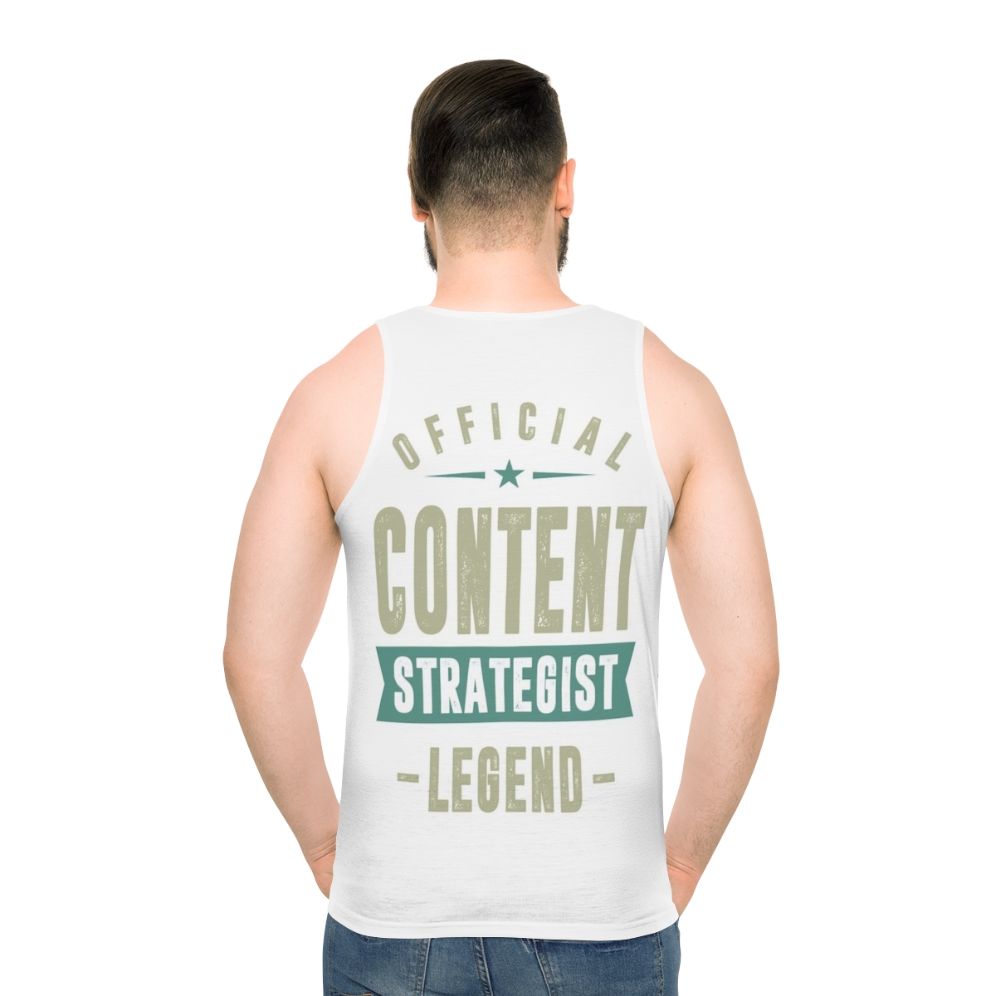 Content Strategist Unisex Tank Top