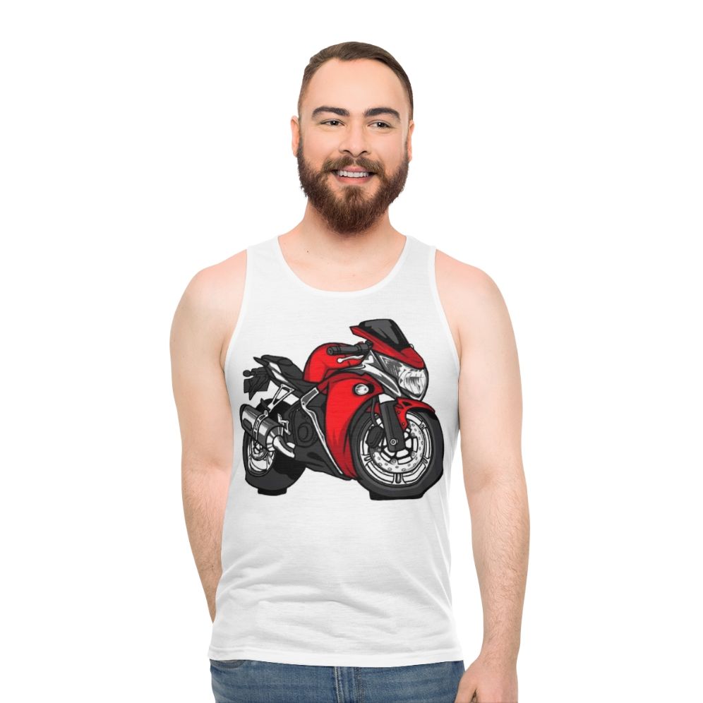 Cool motorcycle unisex tank top