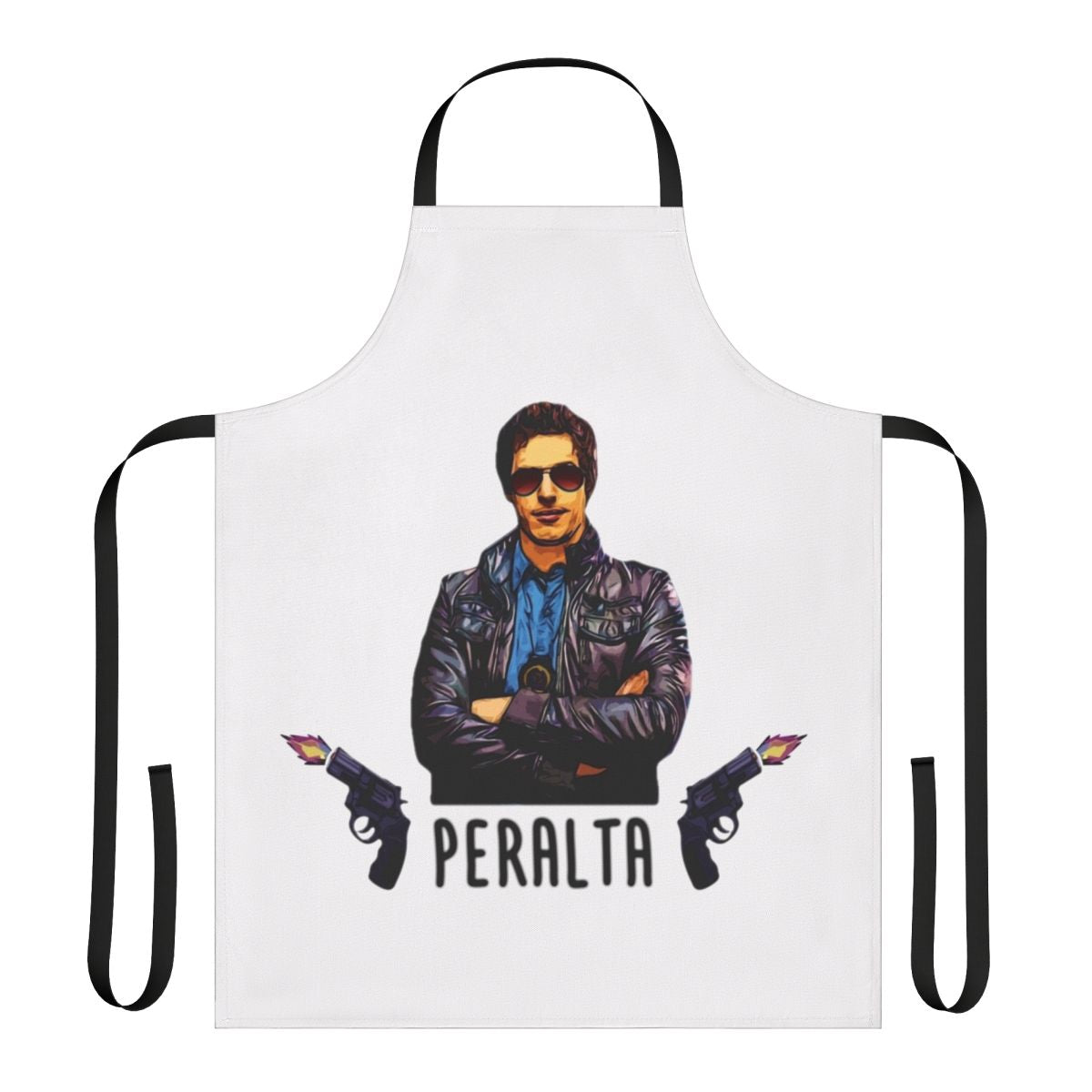 Apron featuring the character Jake Peralta from the comedy TV series Brooklyn 99