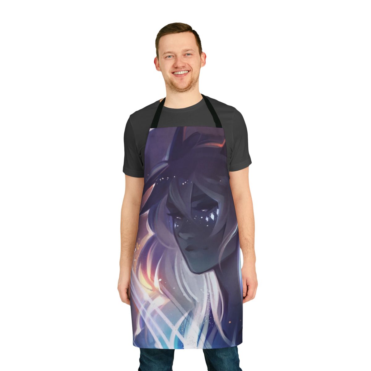 Aaravos-inspired cosmic apron for The Dragon Prince fans