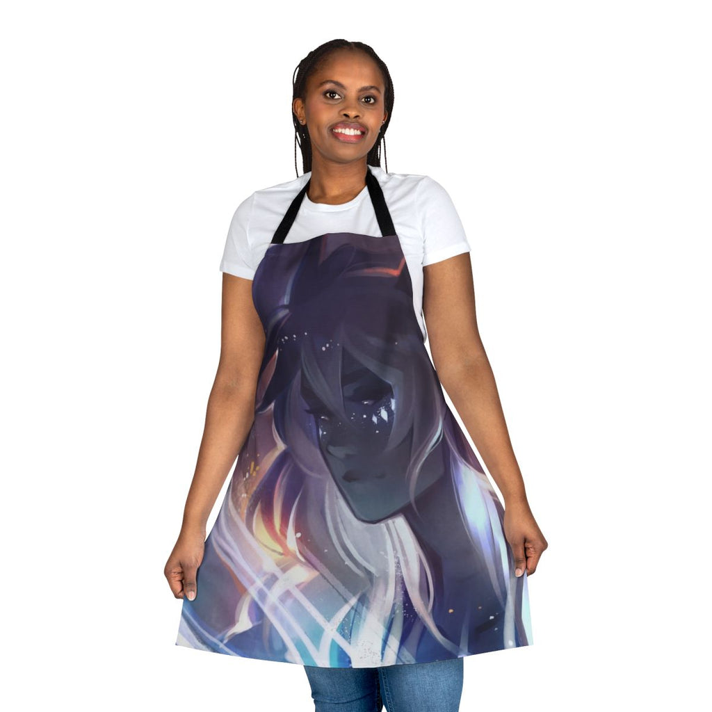 Aaravos-inspired cosmic apron for The Dragon Prince fans