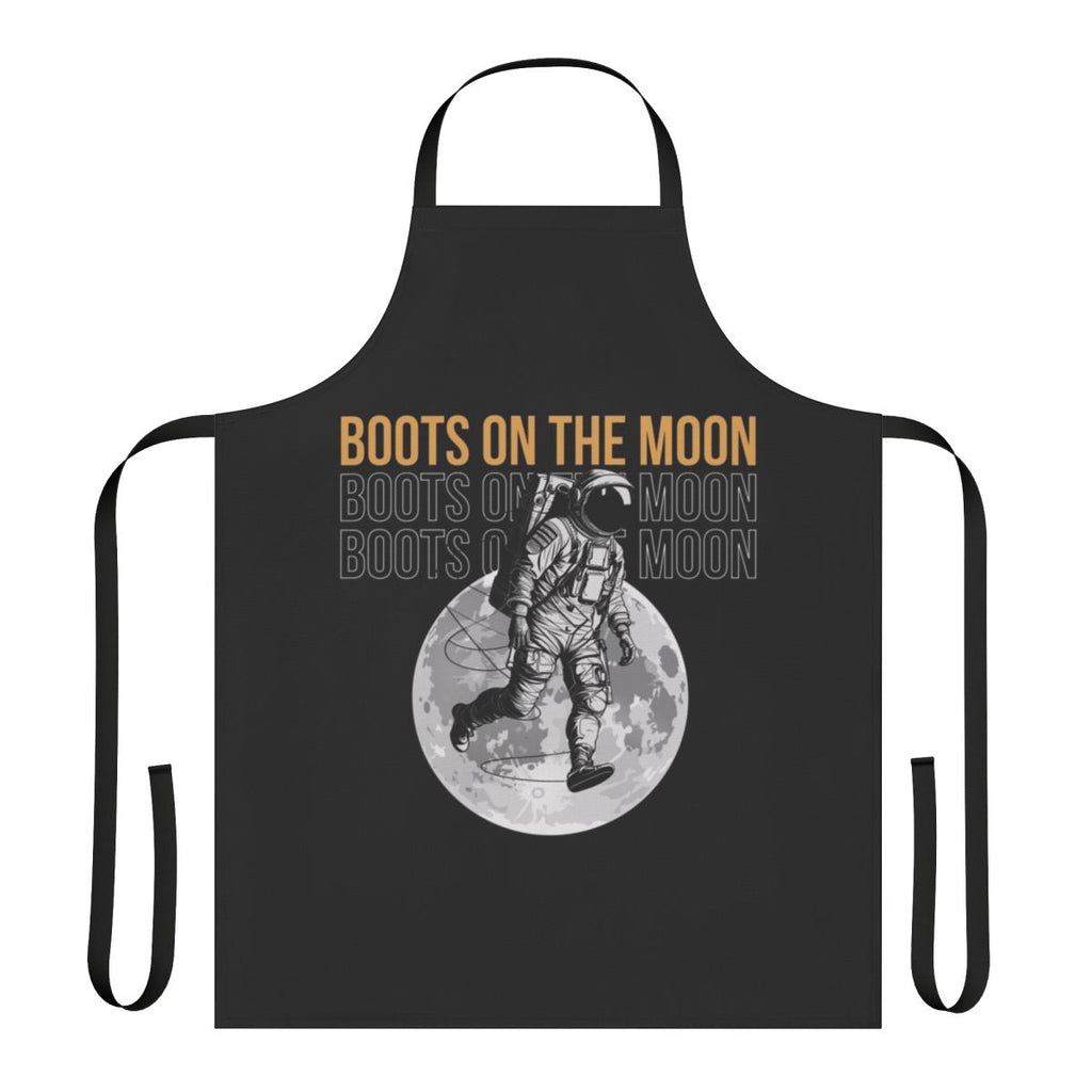 Cosmic Adventure Apron with space force, astronaut, and moon design