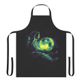 Stylish moon-themed apron for space enthusiasts and sci-fi lovers