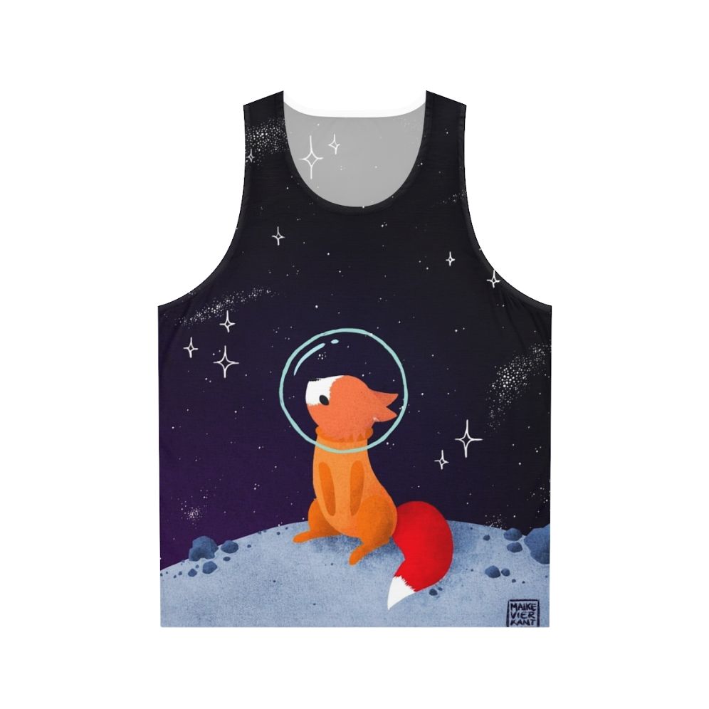 Unisex space tank top with cosmic adventure design