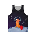 Unisex space tank top with cosmic adventure design