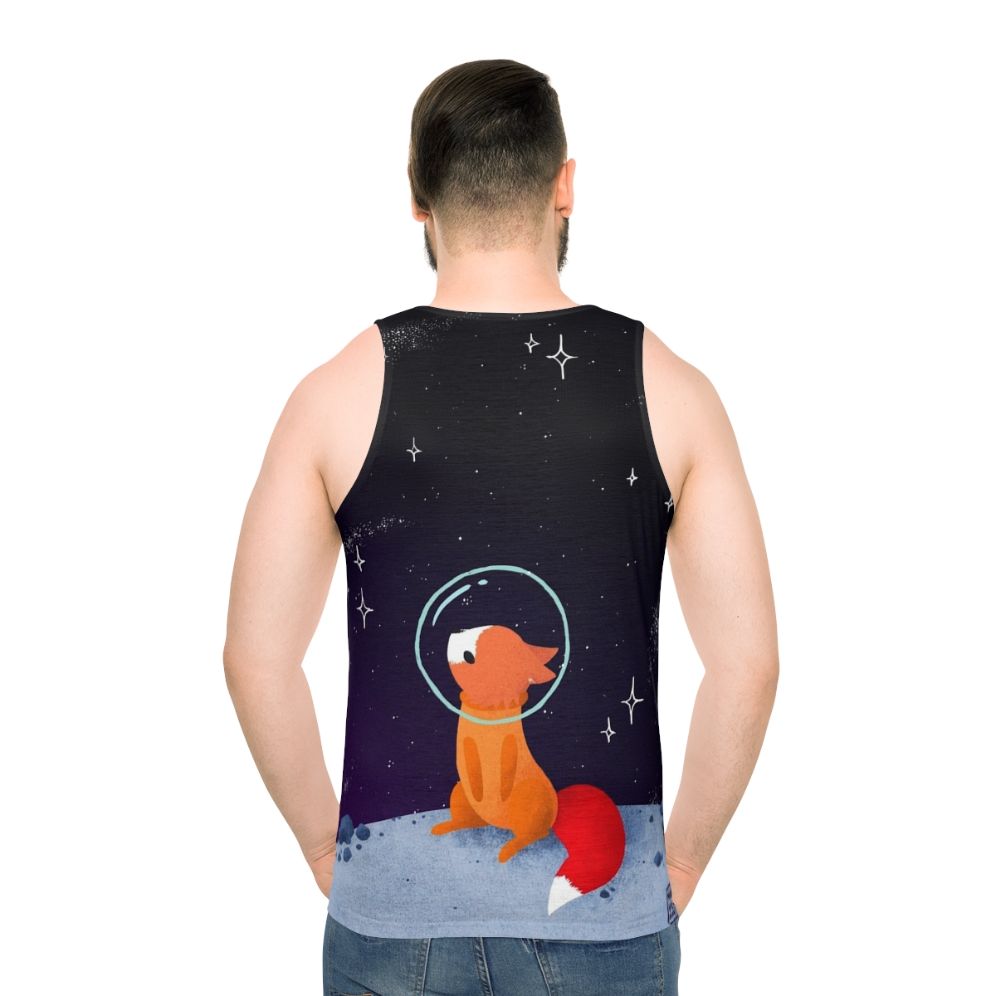 Unisex space tank top with cosmic adventure design
