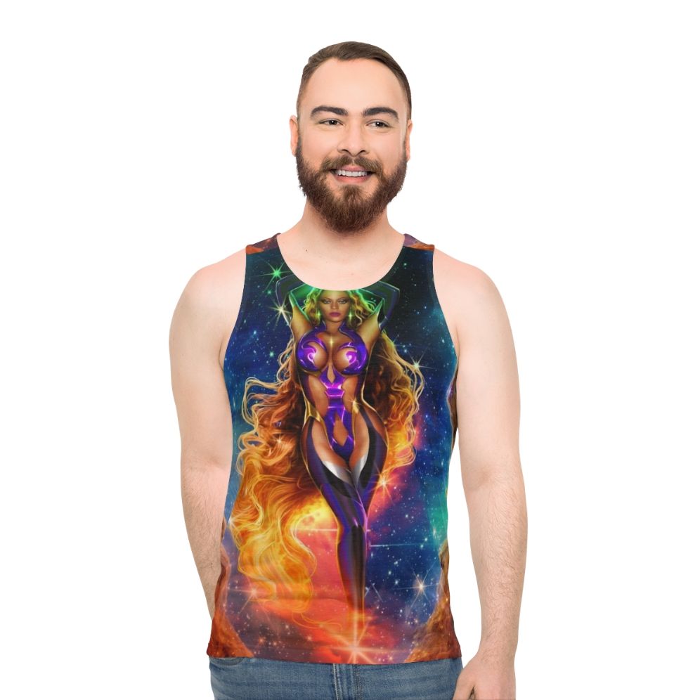 Cosmic Alien Superstar Unisex Tank Top