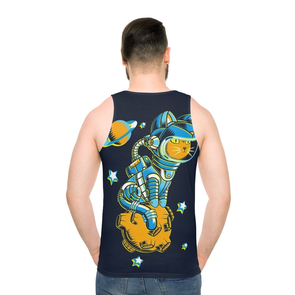 Cosmic Cat Unisex Space Tank Top