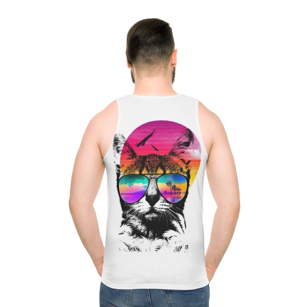 Cosmic Cat Unisex Summer Tank Top