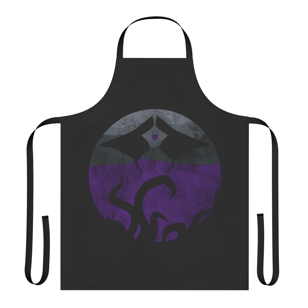 Handmade space-themed apron featuring Eldrazi creature inspired design, perfect for MTG fans