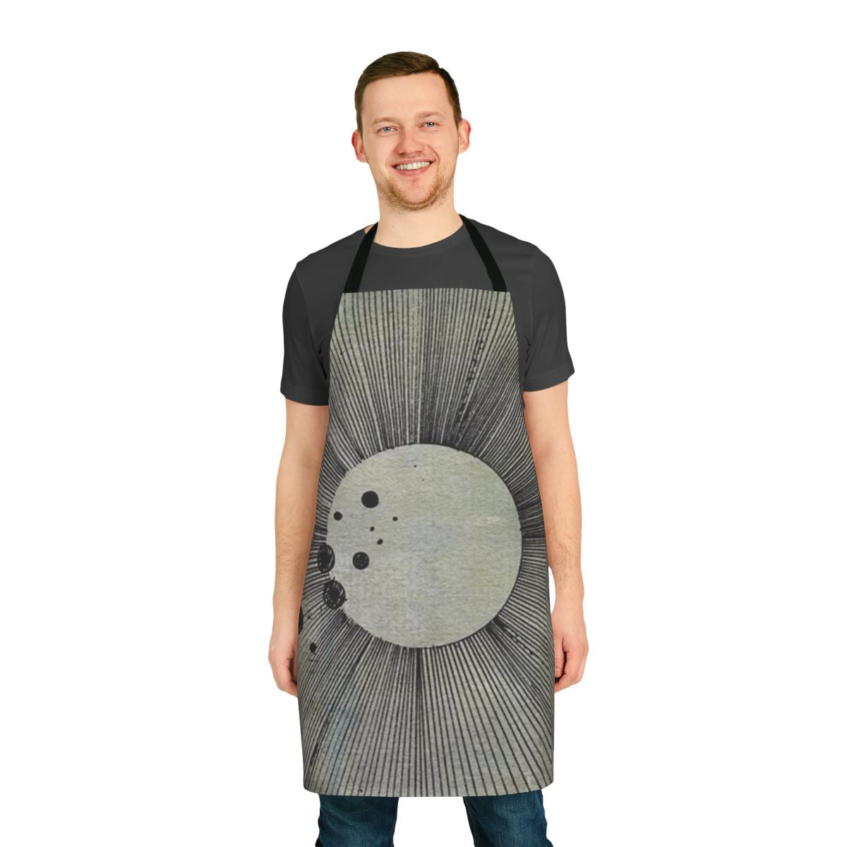 Apron featuring the album art for Flying Lotus' 'Cosmogramma' electronic music album