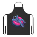 Floating dream apron featuring an astronaut in a starry, cosmic setting