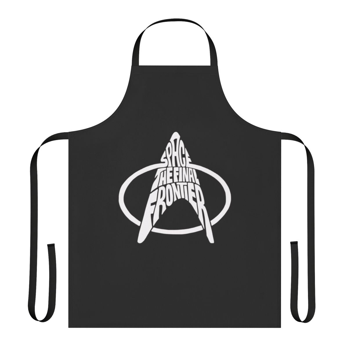 Star Trek inspired space-themed apron for sci-fi and space enthusiasts
