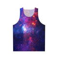 Cosmic galaxy nebula unisex tank top