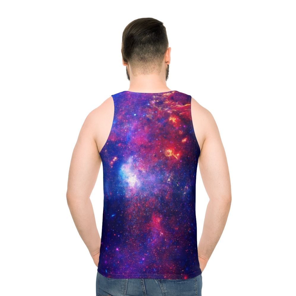Cosmic galaxy nebula unisex tank top