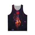 Unisex tank top with galaxy and cosmic design
