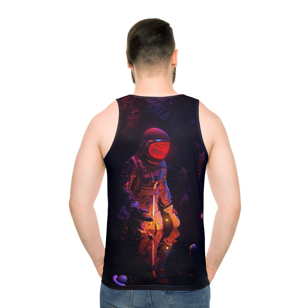 Unisex tank top with galaxy and cosmic design