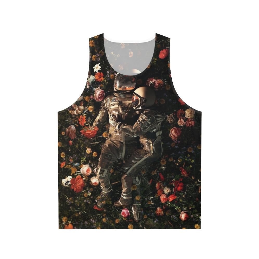 Unisex cosmic garden delight tank top