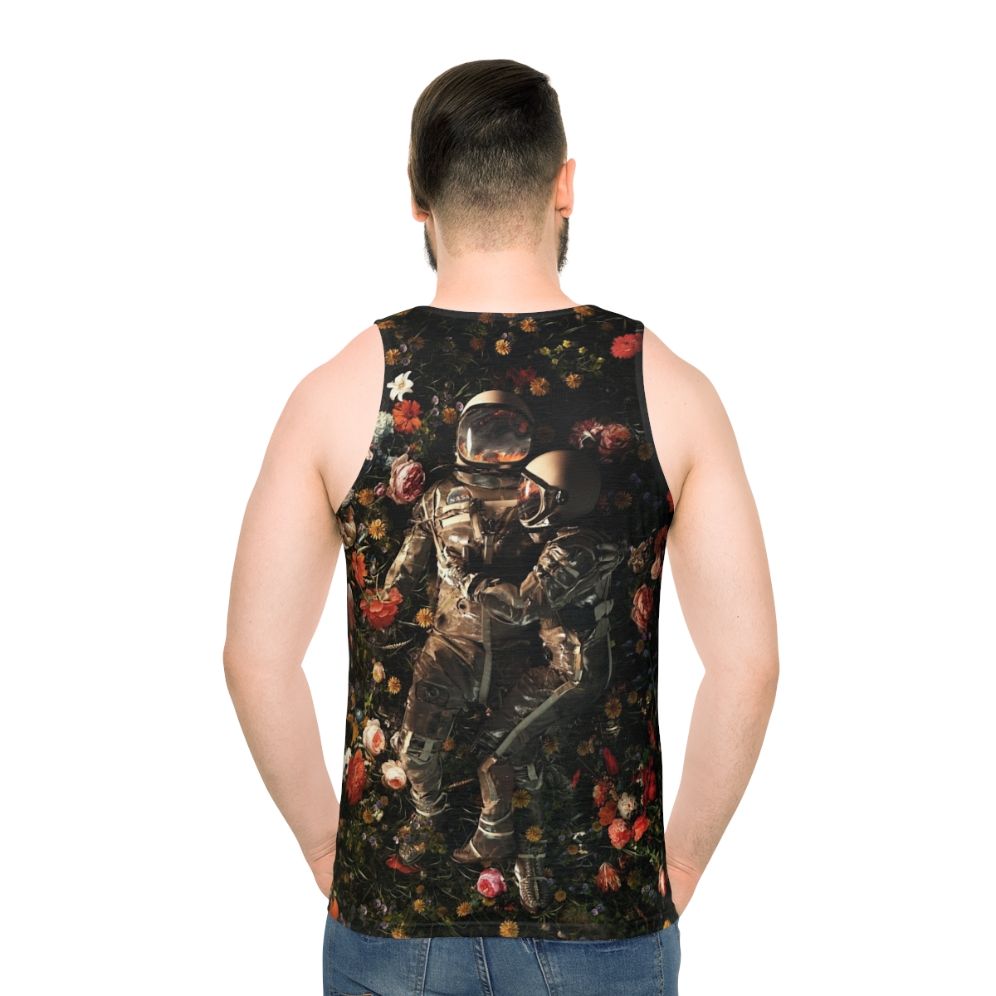 Unisex cosmic garden delight tank top