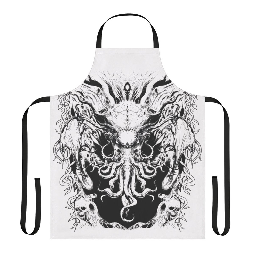 Cthulhu apron featuring the iconic elder god from Lovecraft's cosmic horror mythos