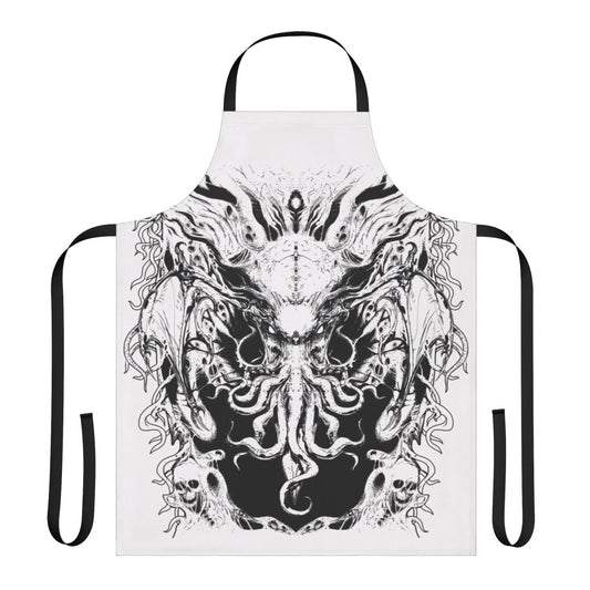 Cthulhu apron featuring the iconic elder god from Lovecraft's cosmic horror mythos