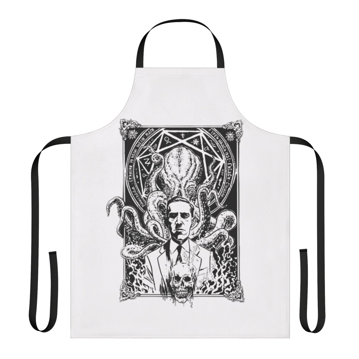 Apron featuring the iconic Cthulhu creature from the writings of renowned horror author H.P. Lovecraft