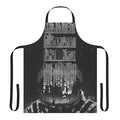 Interstellar movie poster inspired apron with a cosmic, space-themed design