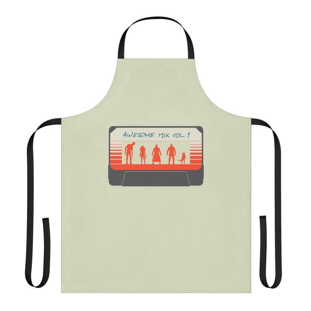Cosmic Mix Apron featuring the iconic Awesome Mix playlist from Guardians of the Galaxy