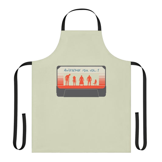 Cosmic Mix Apron featuring the iconic Awesome Mix playlist from Guardians of the Galaxy