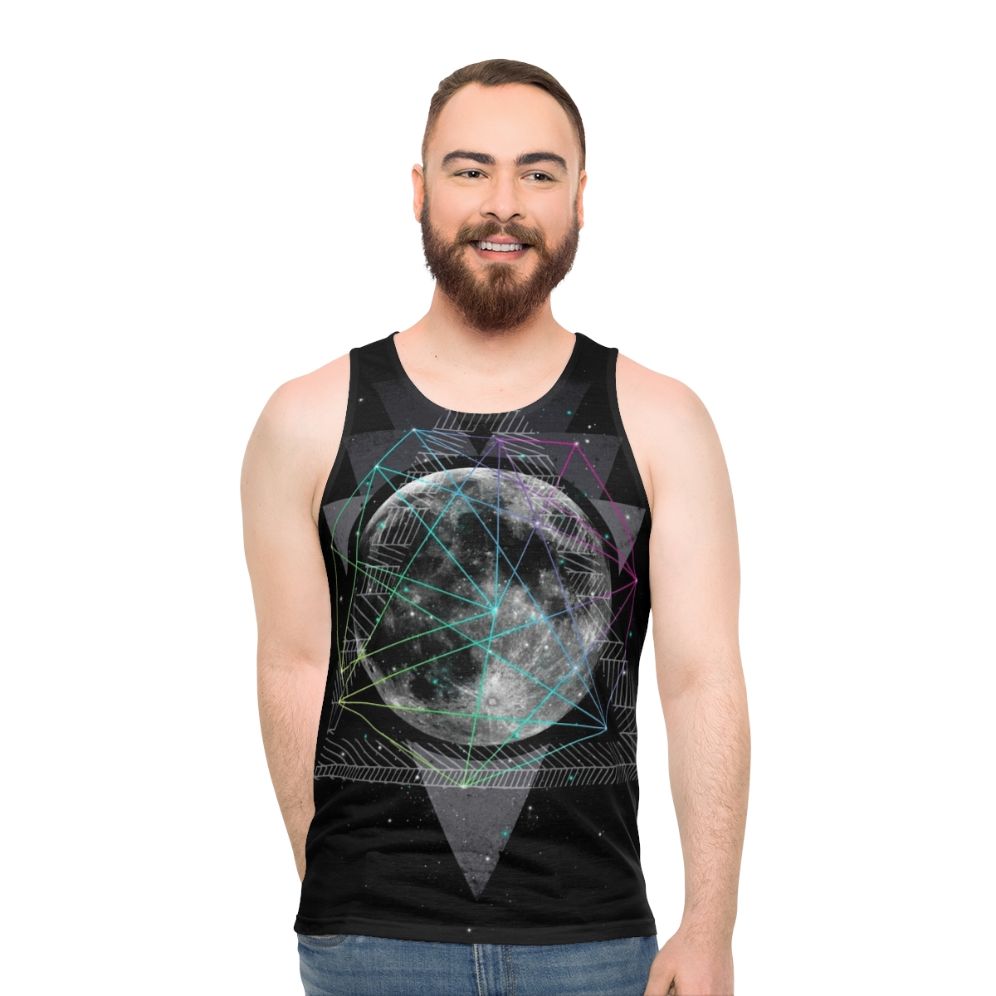 Cosmic Moon Unisex Tank Top
