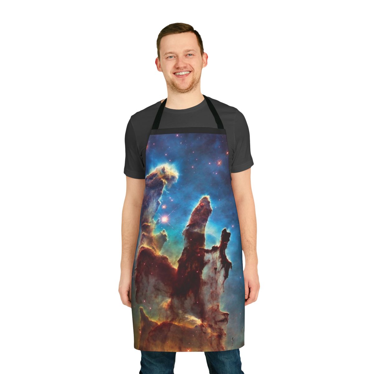 Apron featuring the Pillars of Creation, a stunning astronomical phenomenon