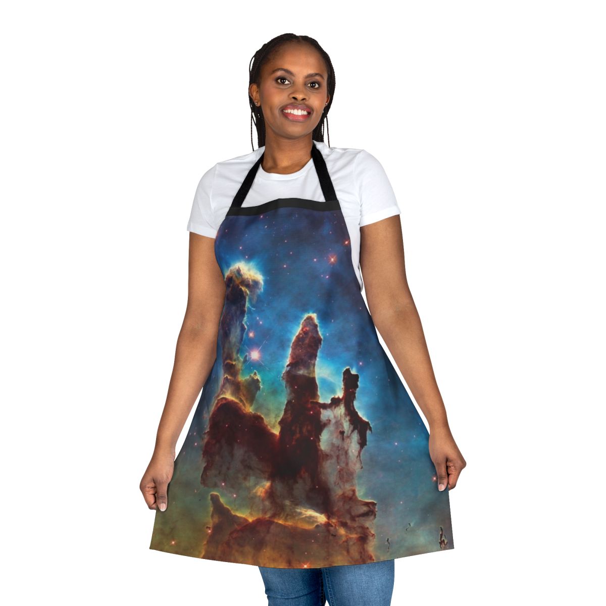 Apron featuring the Pillars of Creation, a stunning astronomical phenomenon