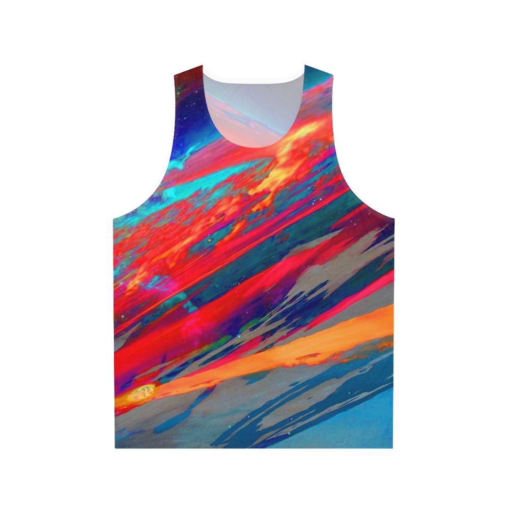 Cosmic nebula unisex tank top