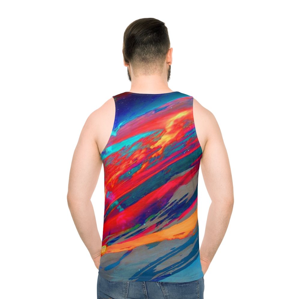 Cosmic nebula unisex tank top