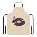 Cosmic Sound Apron featuring a surreal space-themed design with planets, stars, and cosmic elements