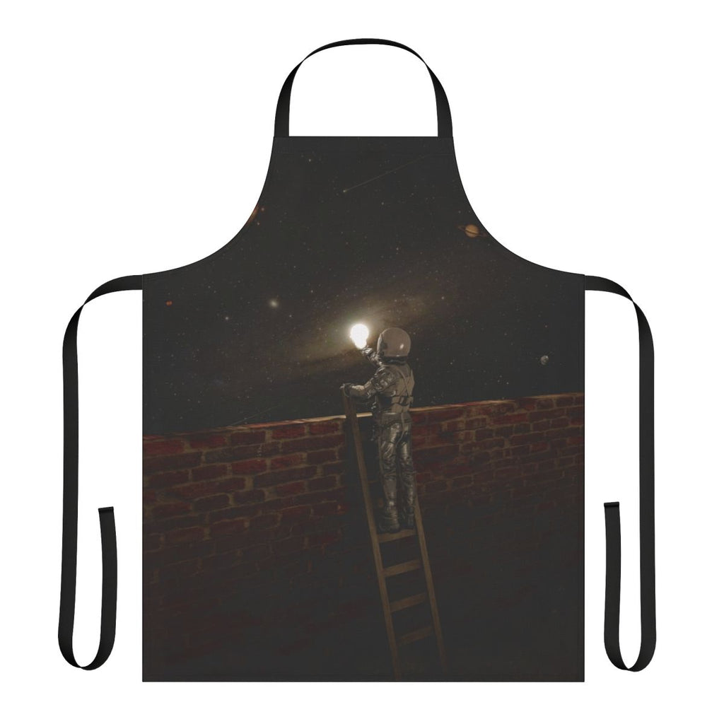 Cosmic space apron featuring an artistic galaxy design