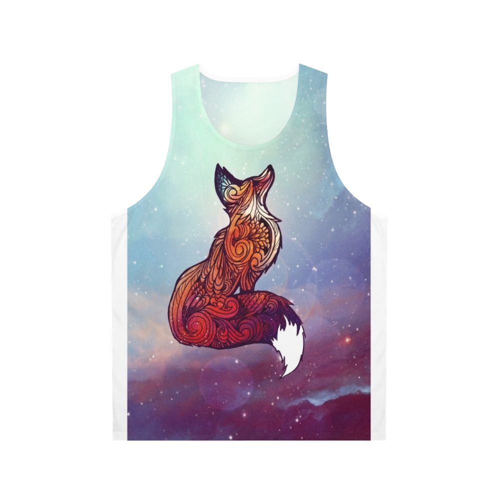 Cosmic Space Fox Unisex Tank Top