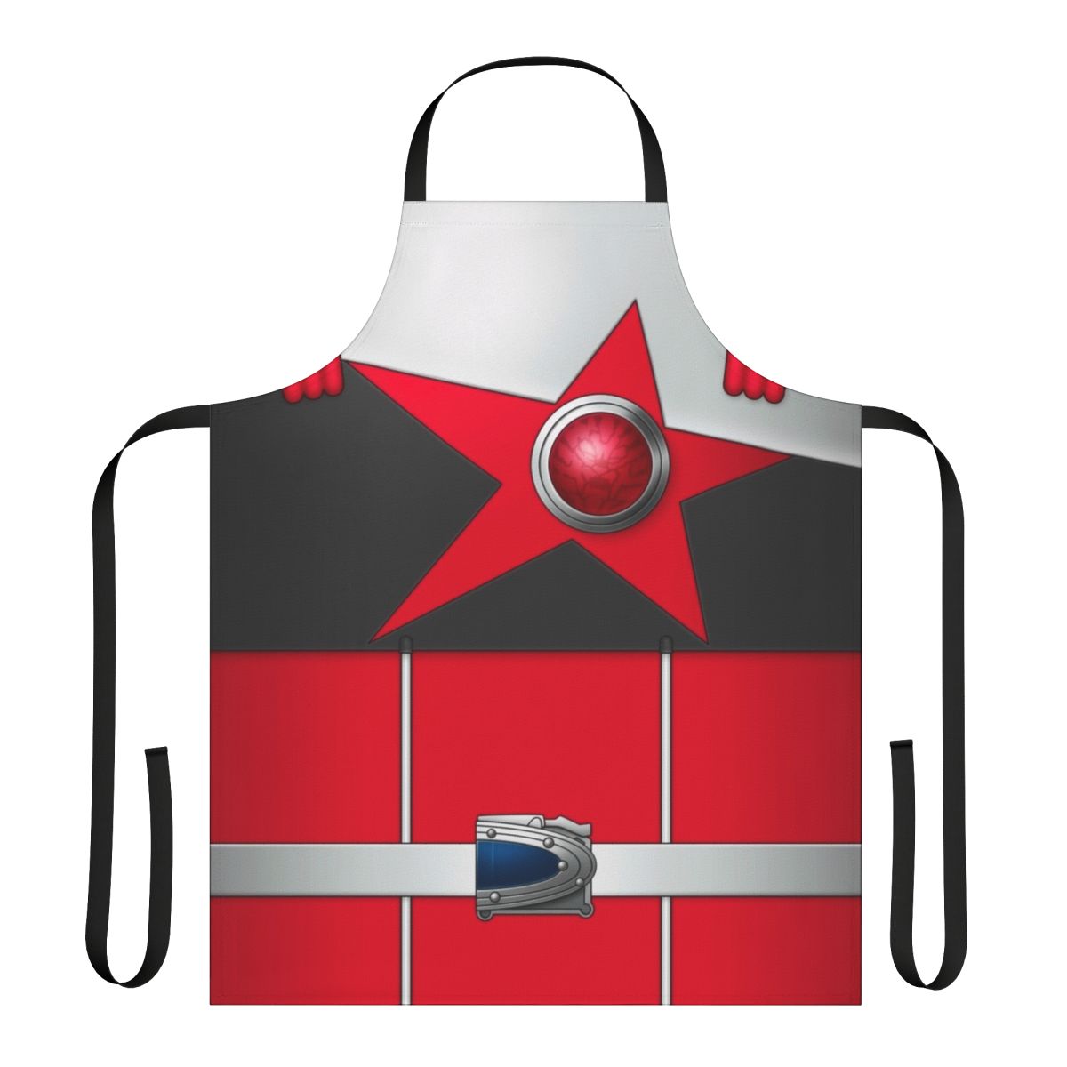 Cosmic space hero-themed apron with stars and galaxy design