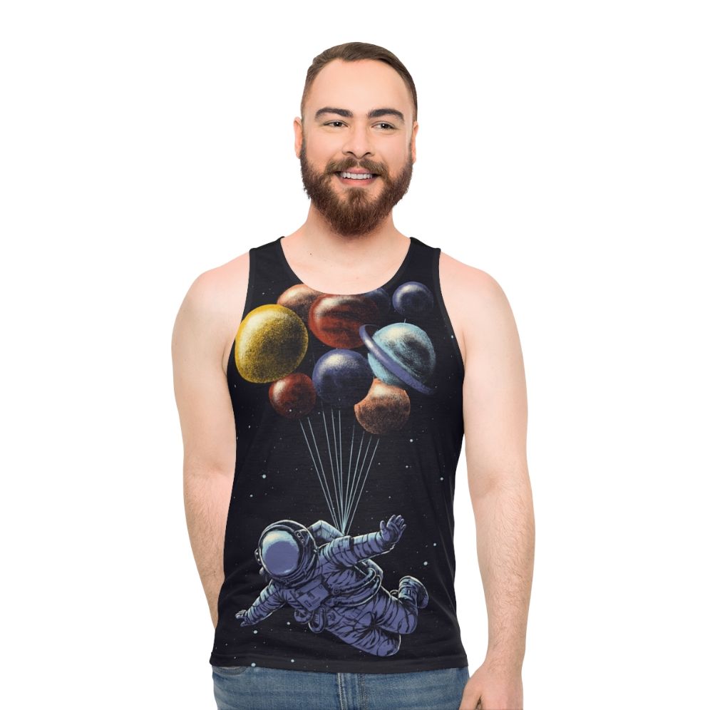 Cosmic space travel unisex tank top
