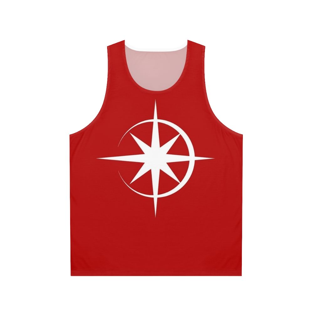 Cosmic star sci-fi superhero symbol tank top