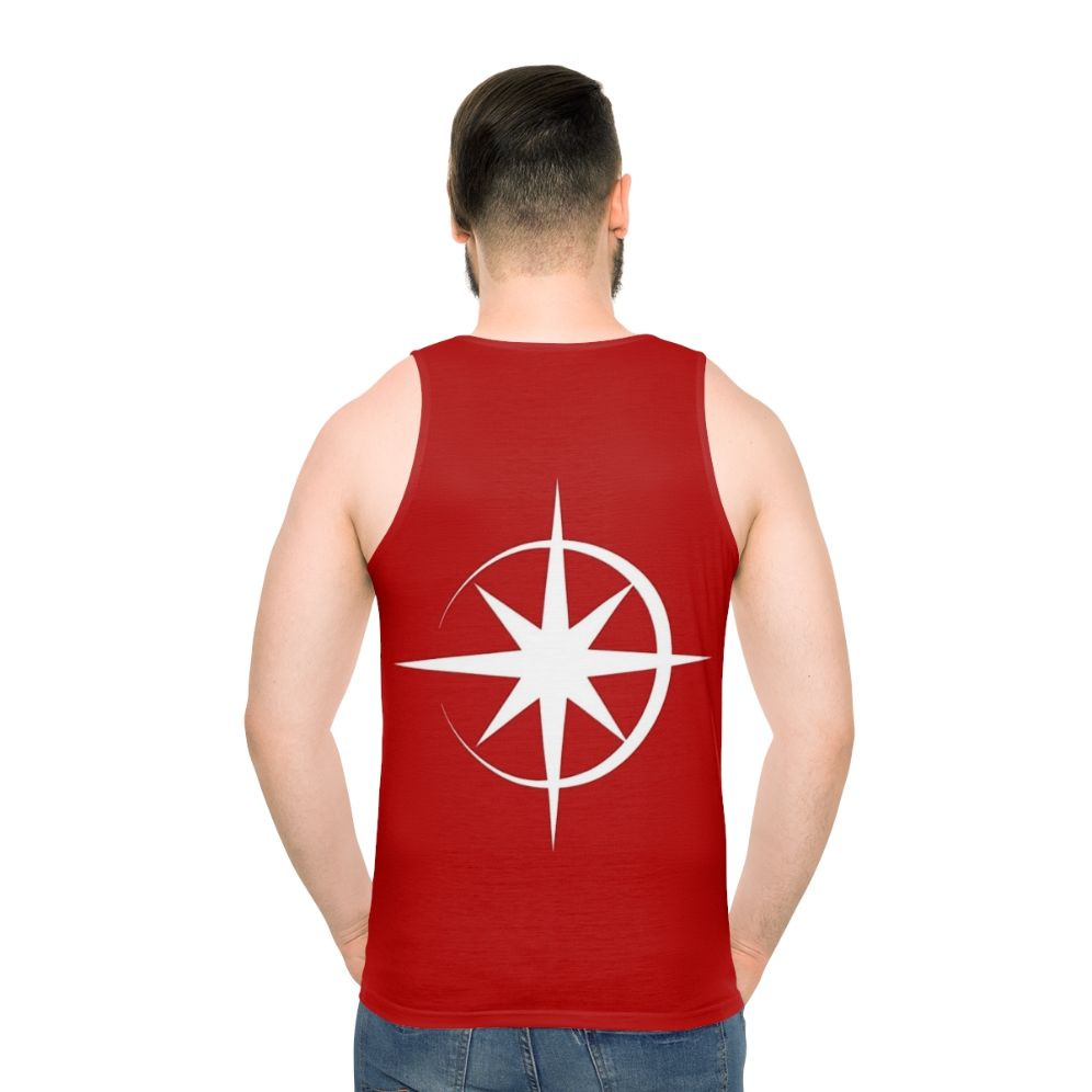Cosmic star sci-fi superhero symbol tank top