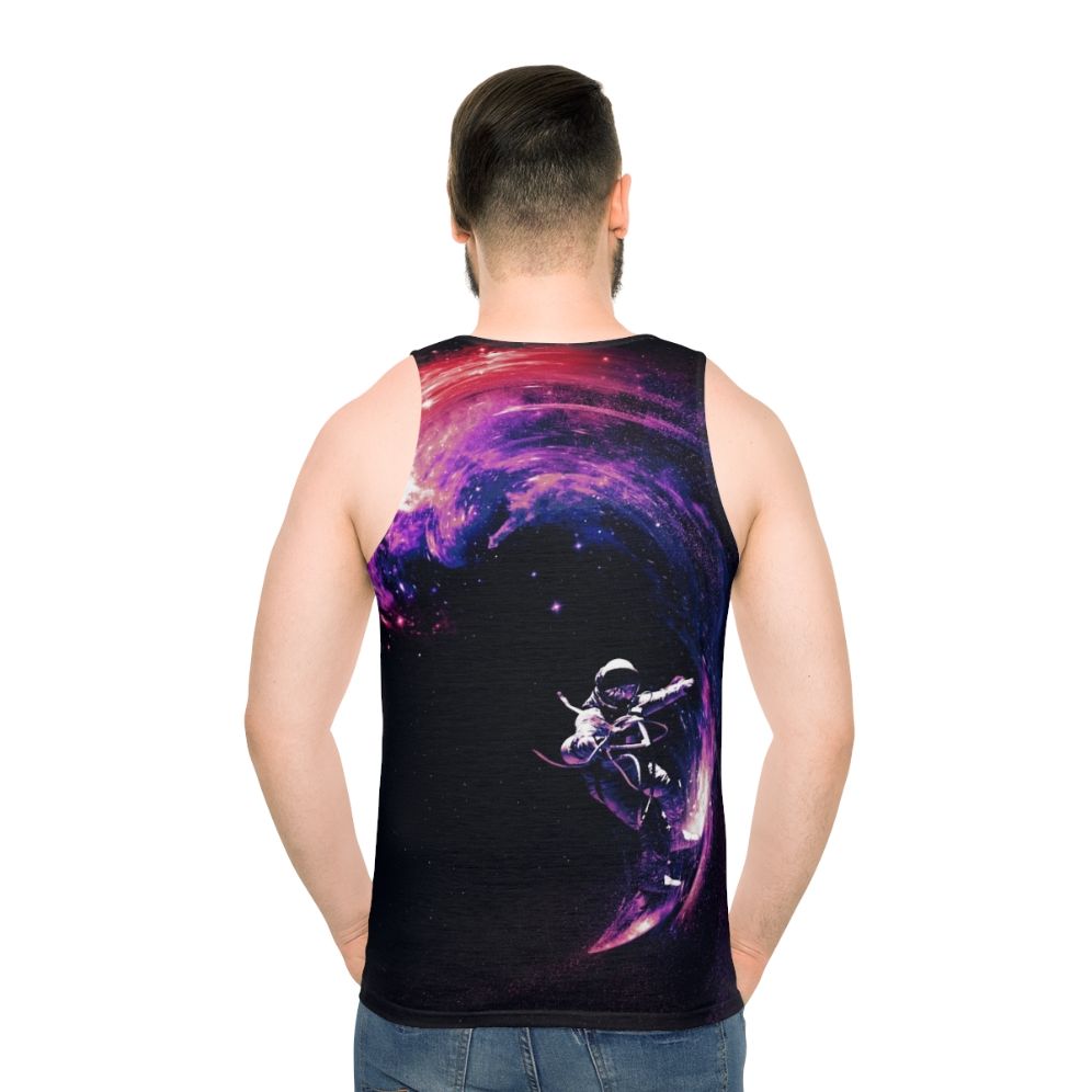 Cosmic Surf: Space Surfing II Unisex Tank Top
