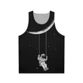 Unisex sci-fi abstract moon swing tank top